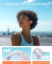 Load image into Gallery viewer, Wireless Bone Conduction Headphones - Lightweight &amp; Comfortable Earbuds - Purple