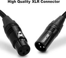 Load image into Gallery viewer, Premium 50ft XLR Cables 2-Pack - Balanced Microphone Cord for Superior Sound