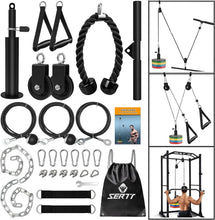 Load image into Gallery viewer, Professional Grade Weight Pulley System with 149.69kg Capacity for Home Workouts