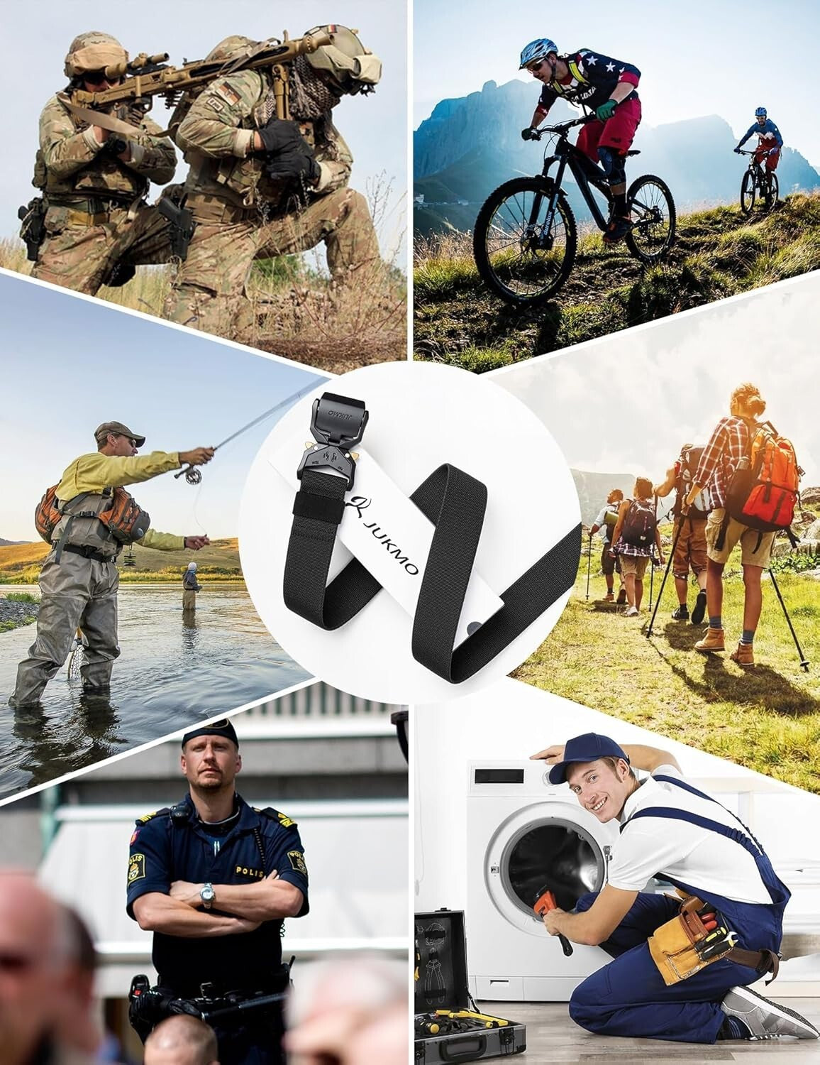 Durable 1.5" Nylon Tactical Belts with Quick Release Buckle - Perfect Gift Set