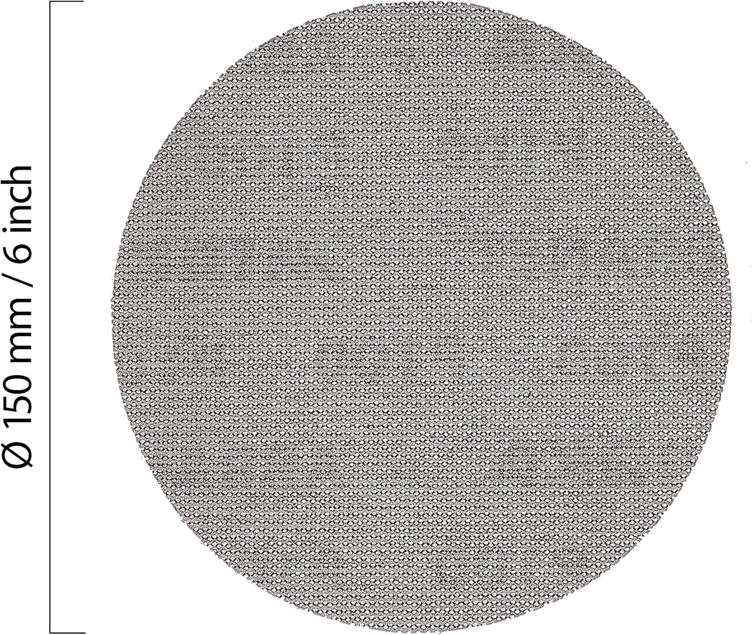 Durable 6-Inch Abranet Sanding Discs - 50 pcs for Ultimate Dust-Free Performance