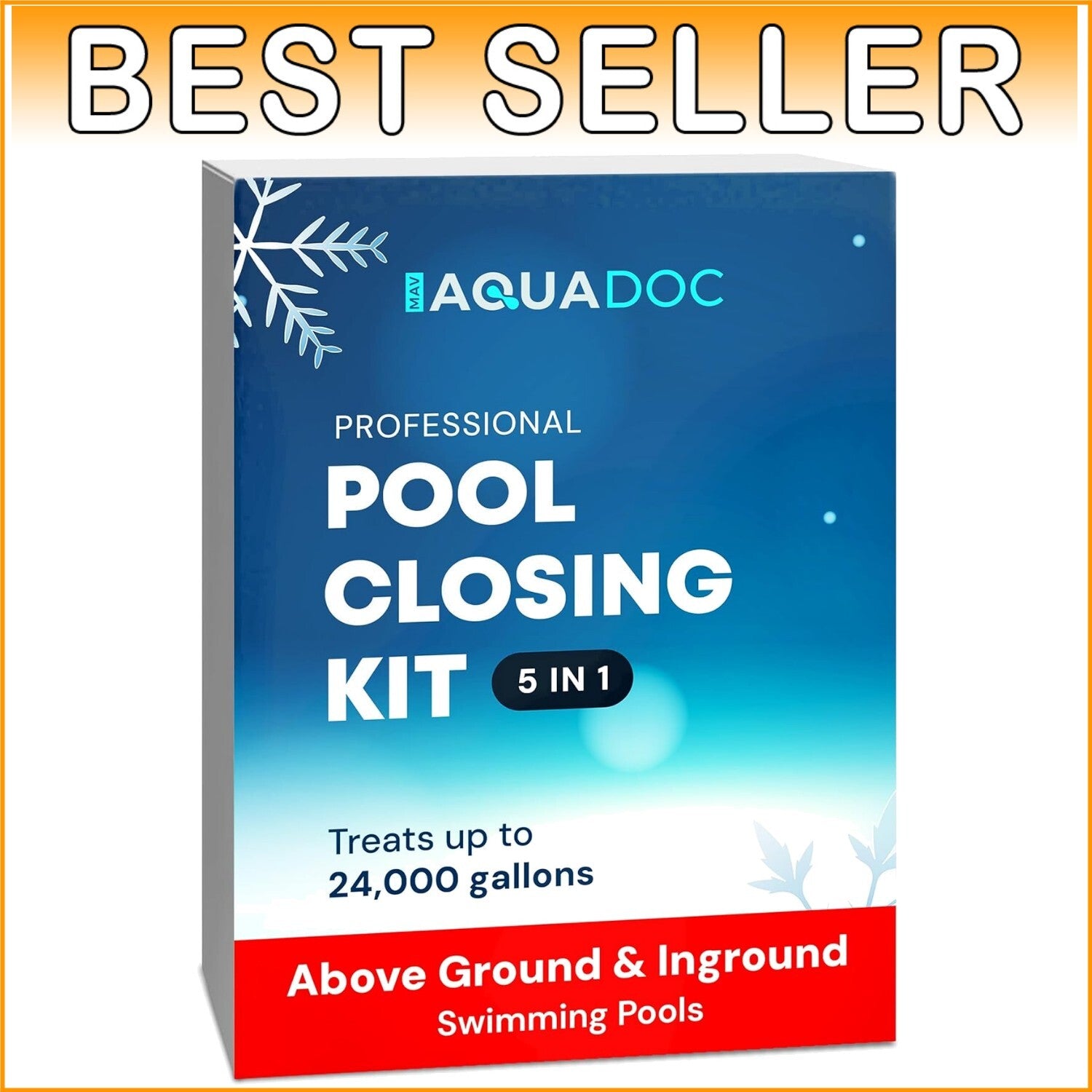 Essential 3-Part Winter Pool Closing Kit - Maintains Water Quality & Clarity