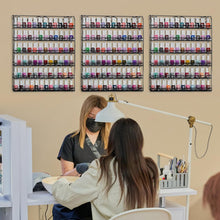 Load image into Gallery viewer, Polished Black 6-Tier Nail Polish Organizer for Up to 132 Bottles, Easy Install