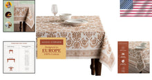 Load image into Gallery viewer, Charming 100% Cotton Table Cover 60" x 120" - Ideal for Dining &amp; Festive Themes