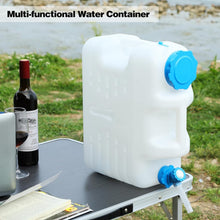 Load image into Gallery viewer, 5-Gallon Portable Water Container with Spigot: Perfect for Camping &amp; Emergencies