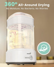 Load image into Gallery viewer, Efficient Baby Bottle Sterilizer &amp; Dryer - Hassle-Free Hygiene for New Parents