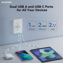 Load image into Gallery viewer, UL Certified USB Outlet, 10-Pack - 30W 3-Port Charging Solution for Modern Homes