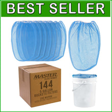 Load image into Gallery viewer, Master Elite 5 Gallon Paint Strainer Filter Bags, Pack of 144 - Fine Nylon Mesh