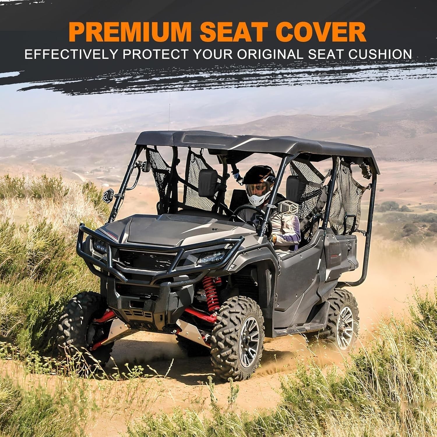 Custom Fit Waterproof Pioneer 700 Seat Covers - Heavy Duty 1680D Oxford Material