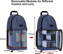 Load image into Gallery viewer, Professional Mirrorless Camera Bag with Shock Resistant Design &amp; Tripod Storage