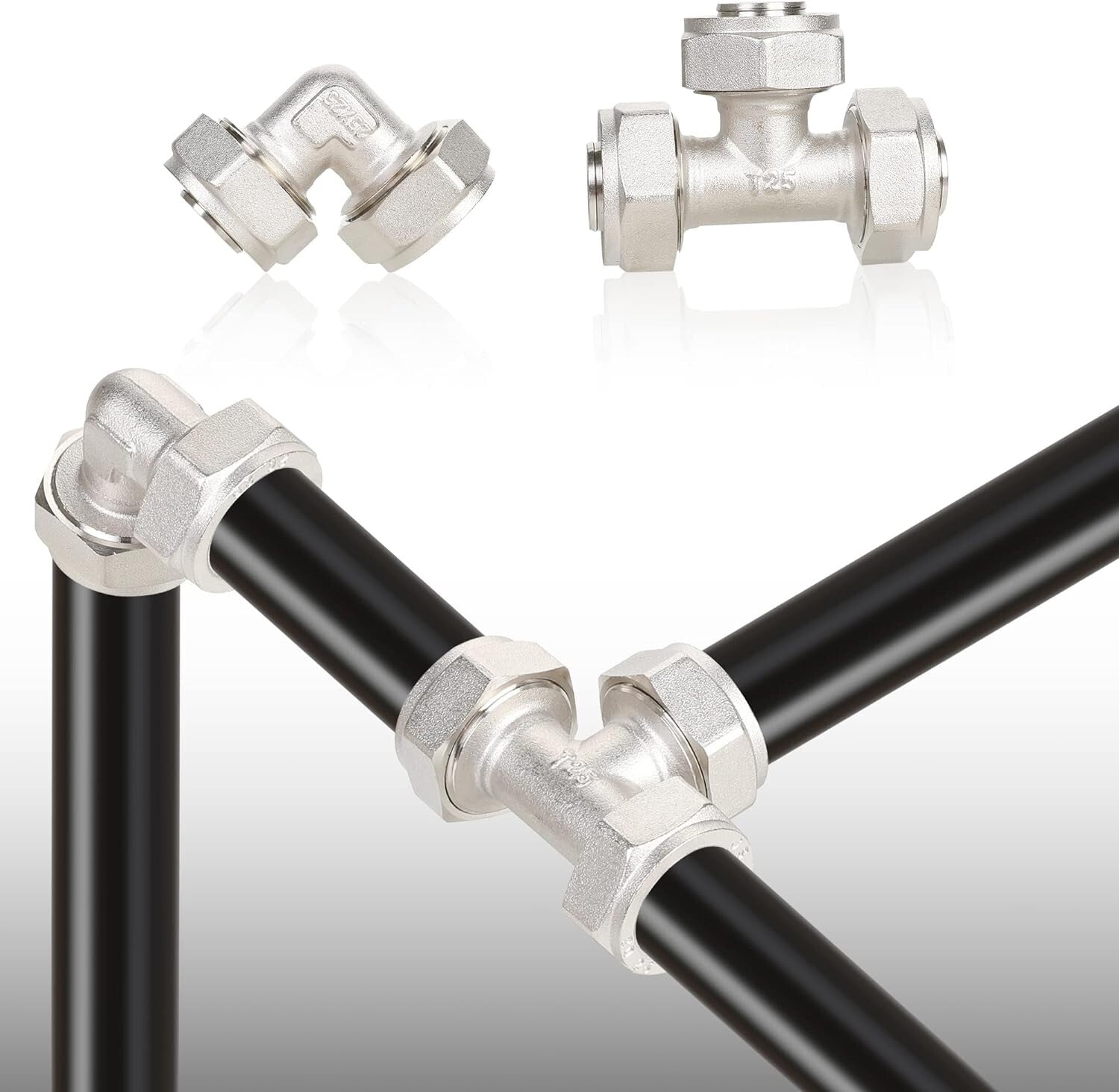 Versatile 3/4inch x 100ft Air Piping System: Easy Install & Modify for Workshops