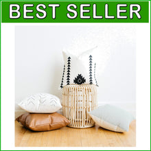 Load image into Gallery viewer, Set of 4 Modern 18" x 18" Decorative Faux Leather Pillow Covers - Amaro Design
