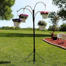 Load image into Gallery viewer, Versatile 4-Arm Hanging Plant Stand - Adjustable Hooks for Indoor &amp; Outdoor Use