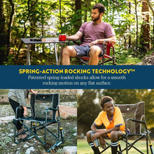 Load image into Gallery viewer, Durable Folding Rocking Chair with Mesh Backrest - Perfect for Camping &amp; Events