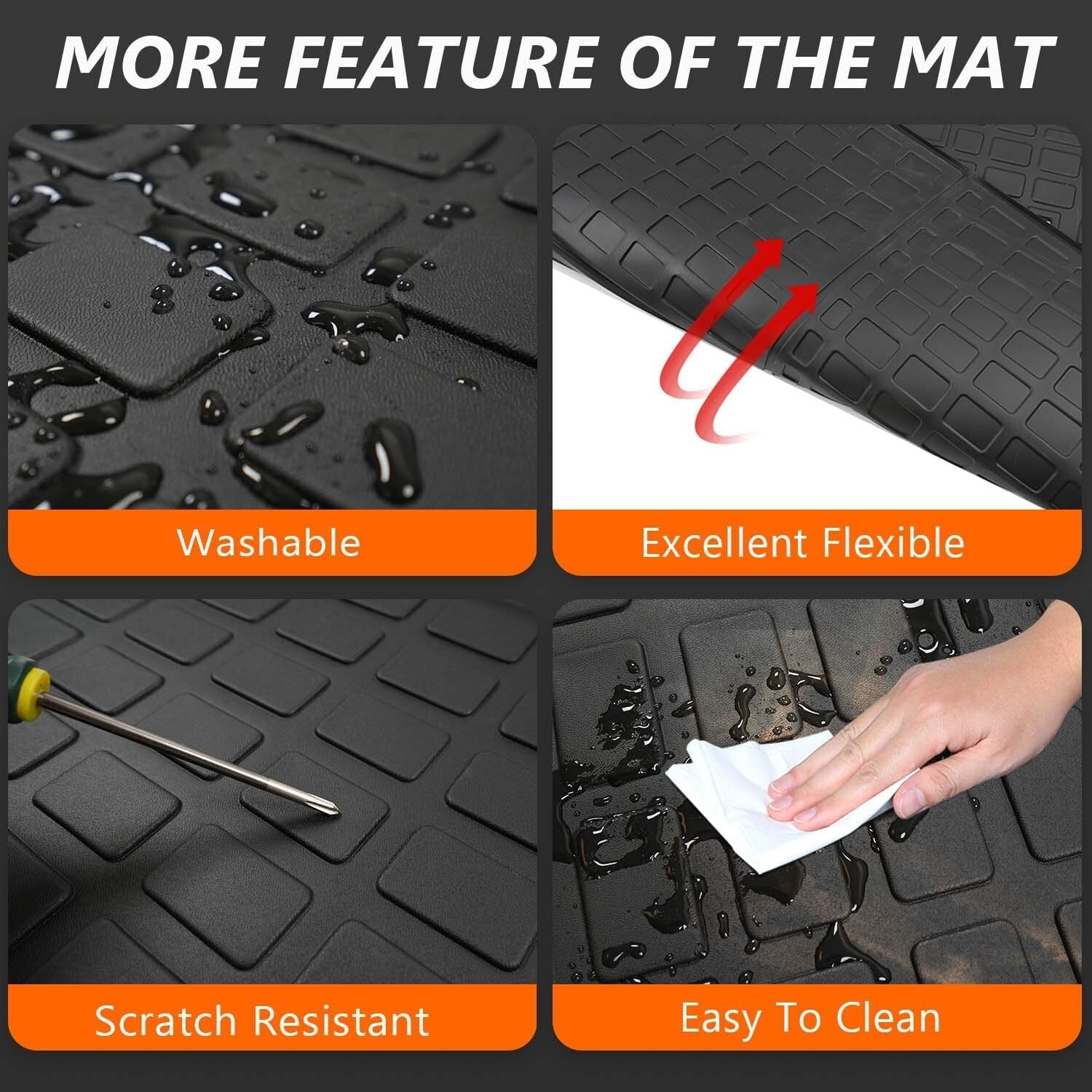 Custom-Fit Cargo Liner for 2020-2025 Hyundai Palisade with Backrest Protection