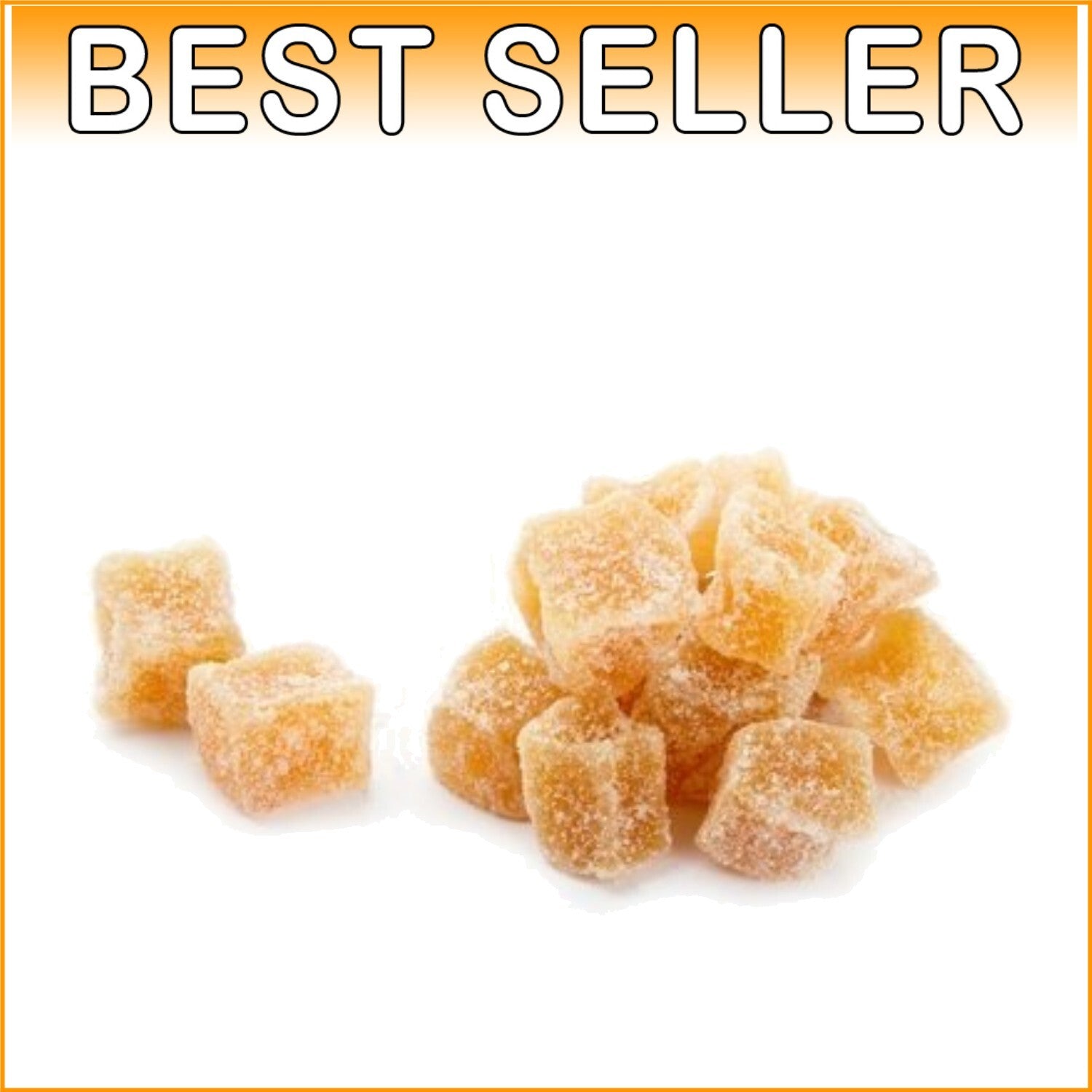 Authentic USDA Organic Dried Crystallized Ginger - 5 Lbs Resealable Pack