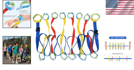 Reliable Daycare Walking Rope with Secure Grips – Ideal for Field Trips & Drills