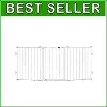 Load image into Gallery viewer, Adjustable 76-Inch Baby Gate with Wall Mount Hardware for Easy Installation
