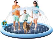 Load image into Gallery viewer, Kid-Friendly 87-Inch Water Sprinkler Mat - Safe Non-Slip Design for Outdoor Play
