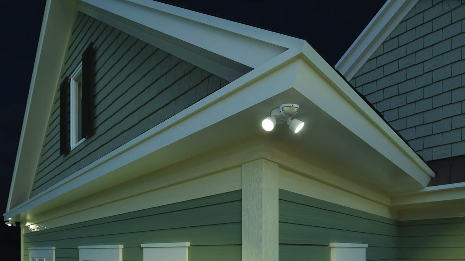 Energy-Efficient 2-Light LED Motion Sensor Flood Lights for Outdoor Security