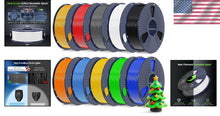 Load image into Gallery viewer, Neatly Wound 3D Printer PLA+ Filament - 1.75mm, 10 Color Variety, Effortless Use