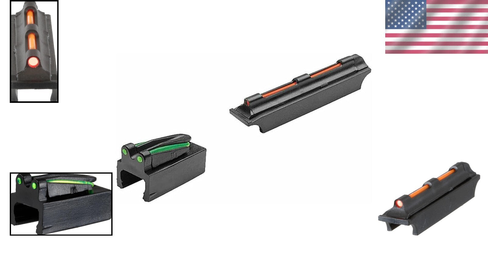 Xtreme Fiber Optic Sights for Shotguns - Ideal for Quick Target Acquisition