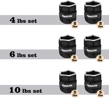 Load image into Gallery viewer, Lightweight Adjustable Ankle Weights for Optimal Performance in Fitness Training