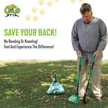 Load image into Gallery viewer, Compact Ergonomic Pooper Scooper and Rake Combo for Efficient Dog Waste Cleanup