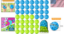 Load image into Gallery viewer, Versatile Softballs for Skills Training: 48 Pack Plastic Balls with Drawstring