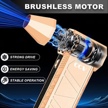 Load image into Gallery viewer, Gold Compressed Air Blower - Lightweight 3-Gear Electric Duster for PC Cleaning