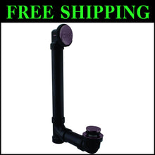 Load image into Gallery viewer, Oil Rubbed Bronze Bath Drain Kit - All-In-One Tip-Toe Overflow Assembly, 4 Count