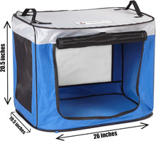 Load image into Gallery viewer, Medium Fabric Dog Shade with Ventilated Windows - Ideal for Outdoor Travel