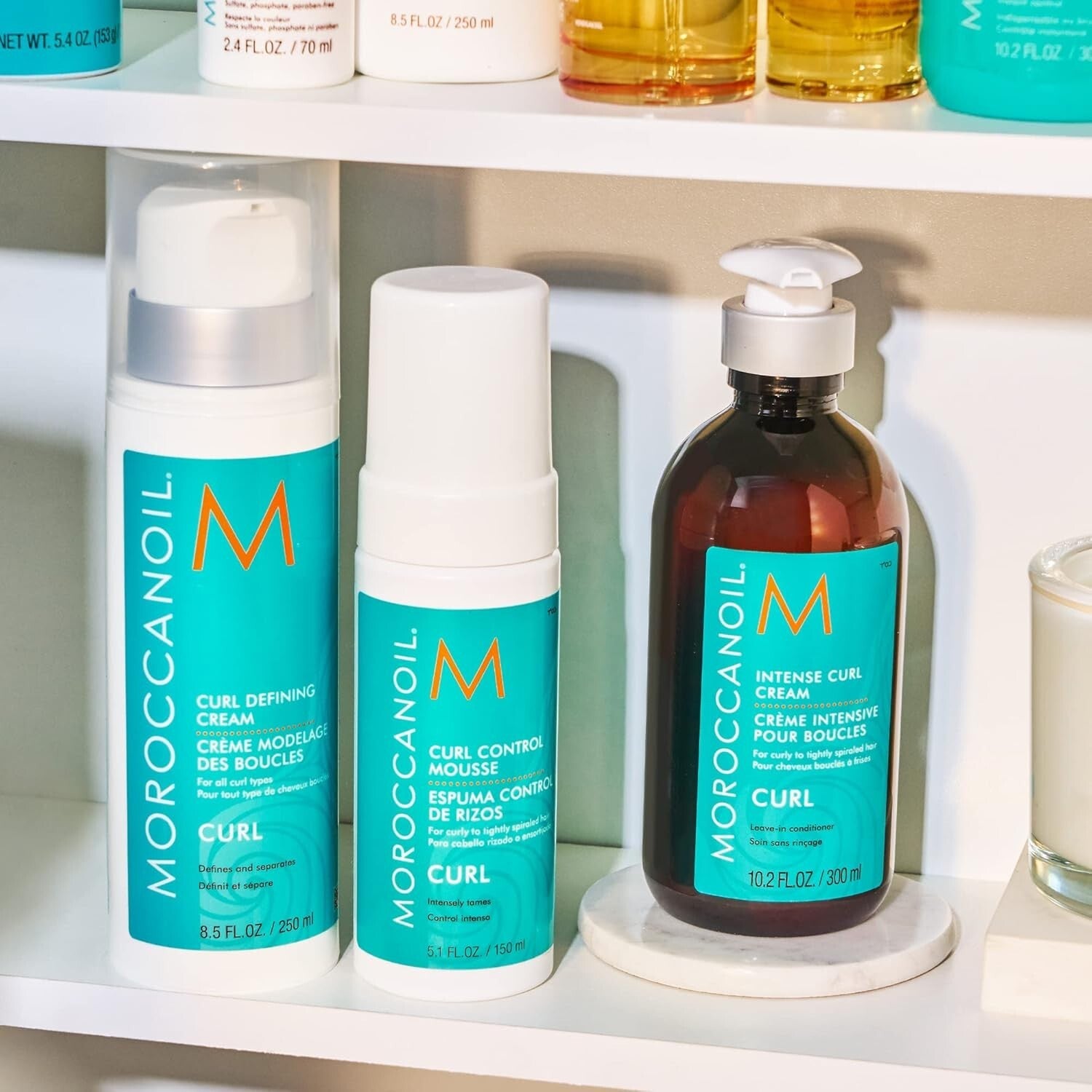 Moroccanoil 10.2 Fl. Oz. Hydrating Curl Cream - Soft Curls & Frizz Control