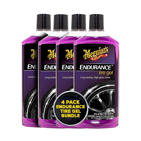 Endurance Tire Gel - 4 Bottles of 16 Oz Premium Gel for Ultimate Tire Shine