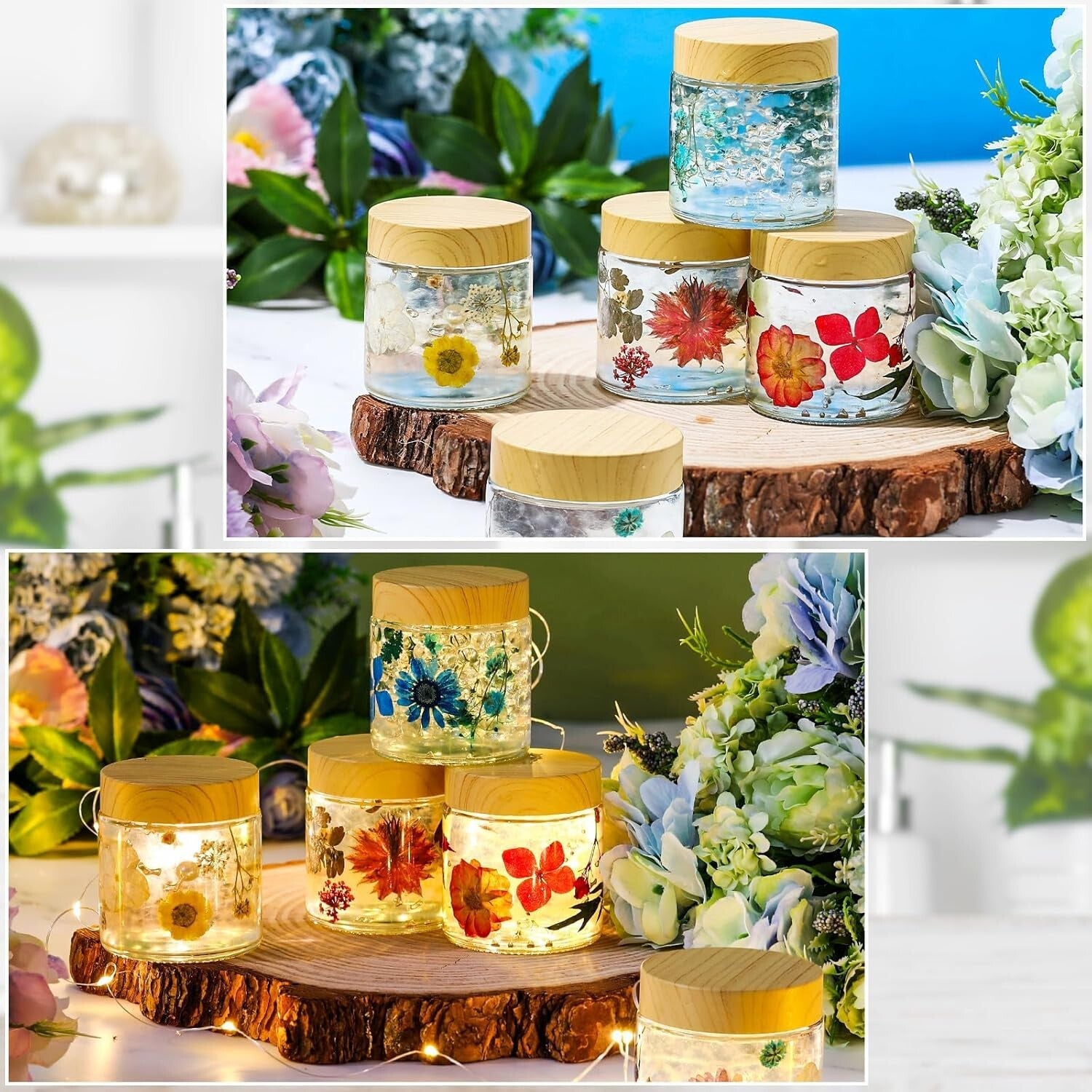 Elegant 4 oz Clear Glass Jars - 48 Count Leak-Proof & Stylish Storage Solution