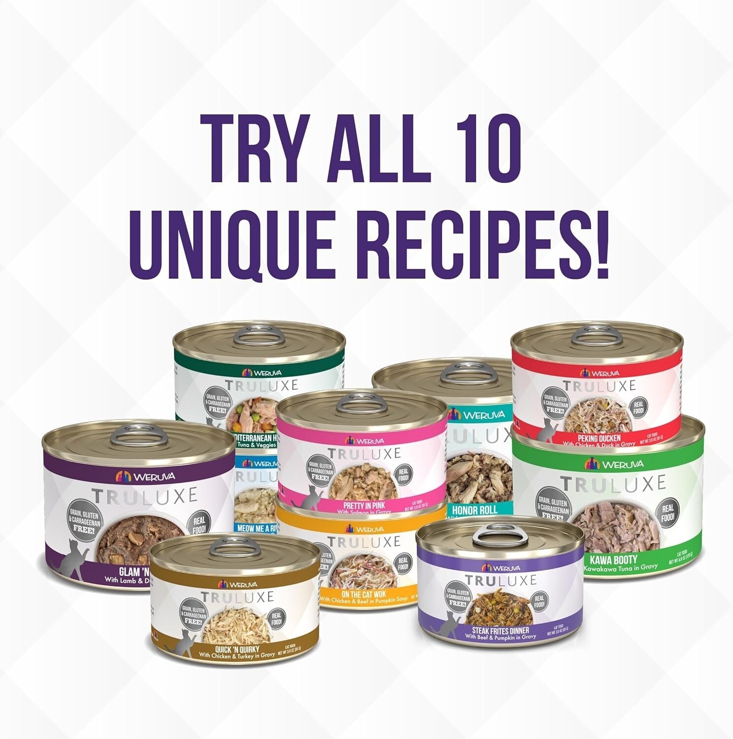 24-Pack of TruLuxe 3oz Wet Cat Food - Irresistible Flavors for Every Feline