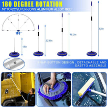 Load image into Gallery viewer, Ultimate 21-Piece Car Cleaning Kit with Non-Slip 62" Brush - Ideal Gift