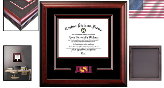 Elegant Arizona State NCAA Diploma Frame - Showcase Your Academic Achievements