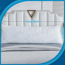 Load image into Gallery viewer, Luxury Cooling Body Pillow 51"x18" - Adjustable Shredded Gel Memory Foam