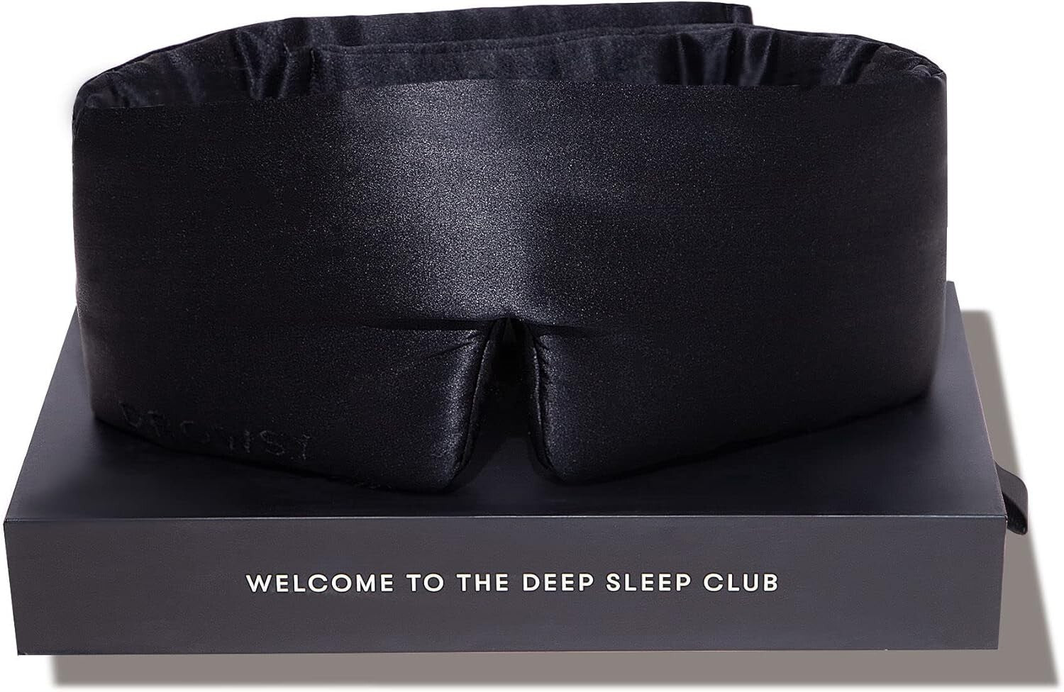 Hypoallergenic Silk Face-Hugging Sleep Mask – Adjustable for All Head Sizes