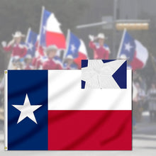 Load image into Gallery viewer, Patriotic 10x15 FT Texas Flag - Weather-Resistant Nylon with Recyclable Material