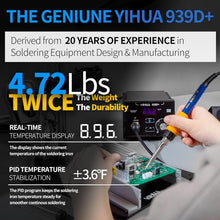 Load image into Gallery viewer, Advanced Digital Soldering Station: Precision Heat Control 392°F-896°F, ESD Safe