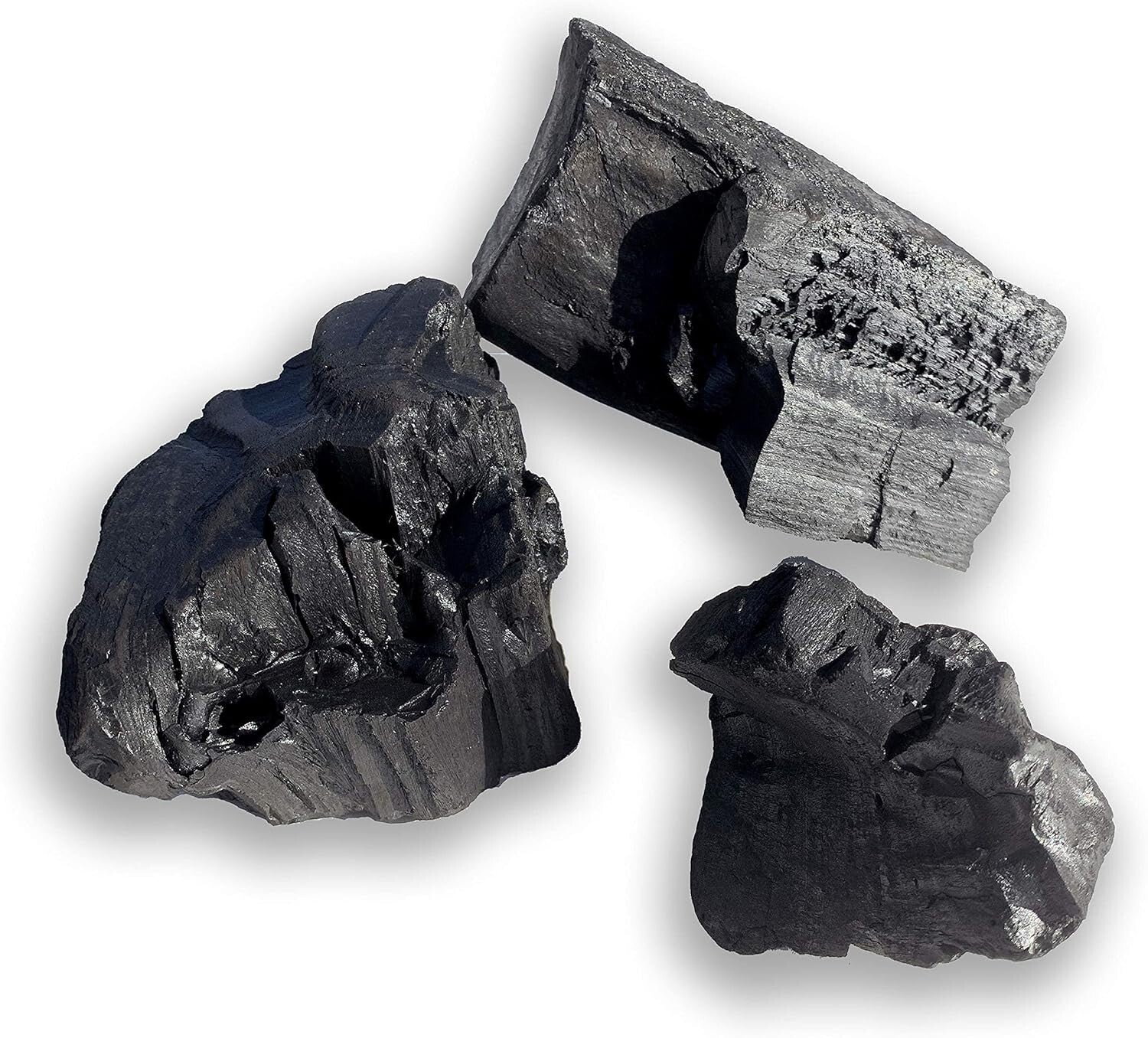 100% Natural Hardwood Lump Charcoal - 35LB Ultra-Dense for Superior Burn