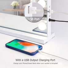 Load image into Gallery viewer, Bluetooth Vanity Mirror with Touch Sensor and 10X Magnifying - Wall or Tabletop