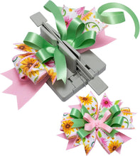 Load image into Gallery viewer, Versatile Bow Making Kit: Mini Bow Maker &amp; 100 Yd Gold Wire for All Occasions