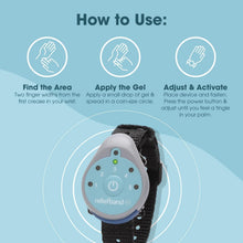 Load image into Gallery viewer, Classic Motion Sickness Relief Wristband - Adjustable &amp; Includes Extra Gel Tube