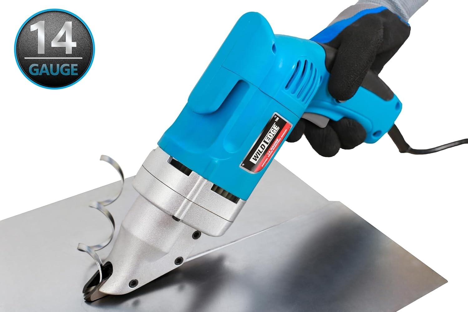Professional 14 Gauge Metal Cutter - Ergonomic Design, 2700 SPM Variable Speed