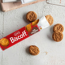 Load image into Gallery viewer, Indulge in Lotus Sandwich Cookies - Milk Chocolate Cream, 15 Cookies x 9 Packs