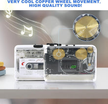 Load image into Gallery viewer, Cassette to MP3 Converter with Stereo Playback - Auto-Reverse &amp; Copper Design