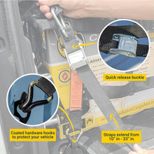 Load image into Gallery viewer, Gladiator Heavy-Duty Trailer Cargo Net - 7.3' x 13.3' - Certified Safety Design